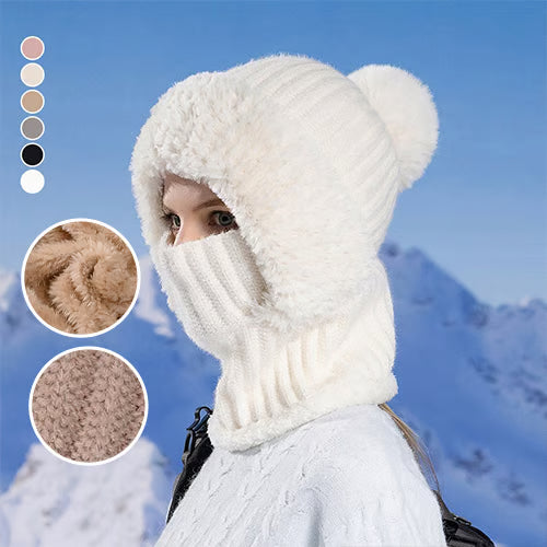 FLUFFORA™ THERMOSTRICK 3-IN-1 MÜTZE