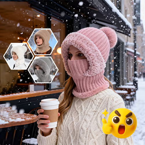 FLUFFORA™ THERMOSTRICK 3-IN-1 MÜTZE